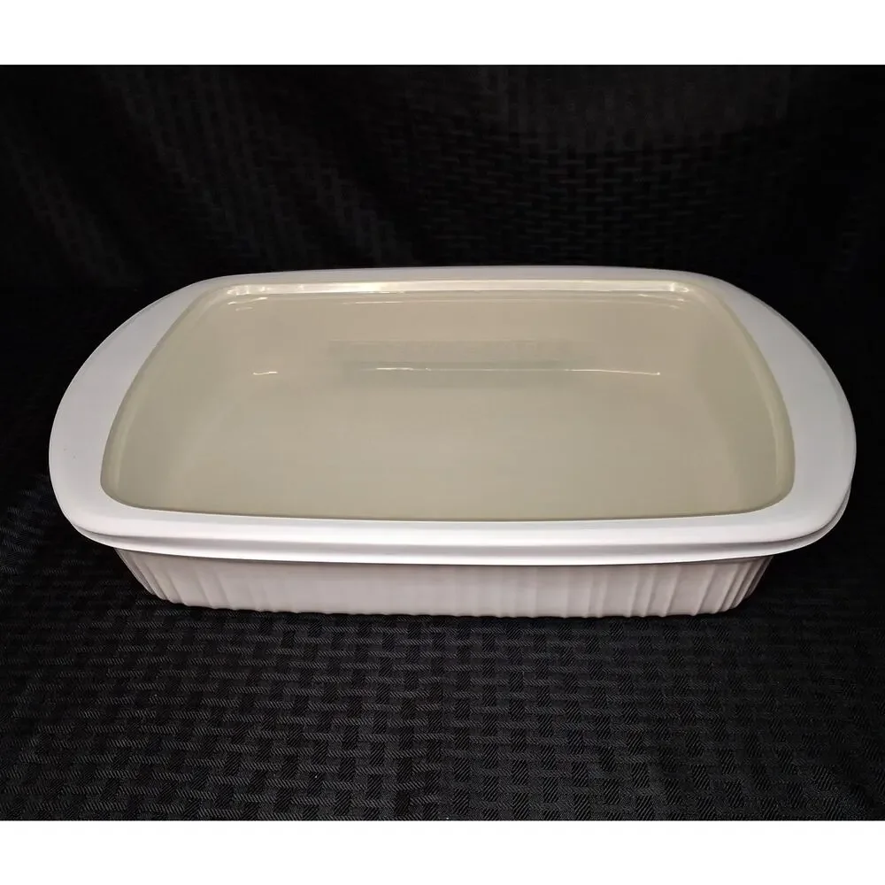 CorningWare french white